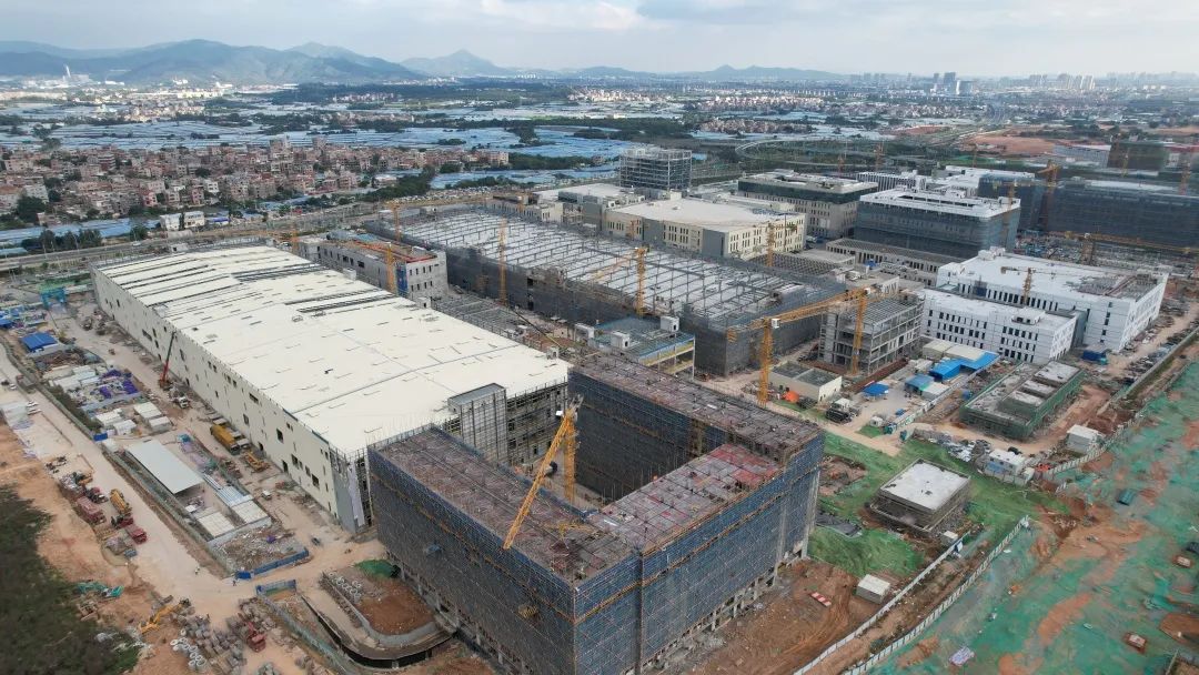 海辰儲能廈門鋰電二期項(xiàng)目施工現(xiàn)場