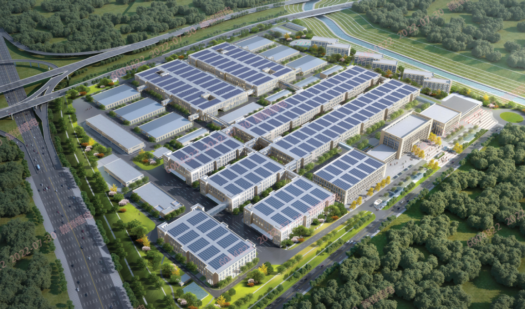 重慶贛鋒20GWh新型鋰電池科技產(chǎn)業(yè)園鳥瞰圖