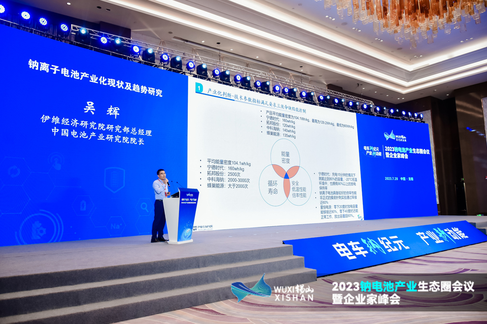 2023鈉電池產業生態圈會議暨企業家峰會現場