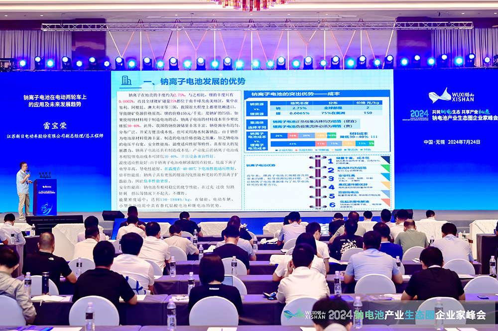 2024中國(無錫)鈉電池產業生態圈企業家峰會現場 2024中國(無錫)鈉電池產業生態圈企業家峰會現場