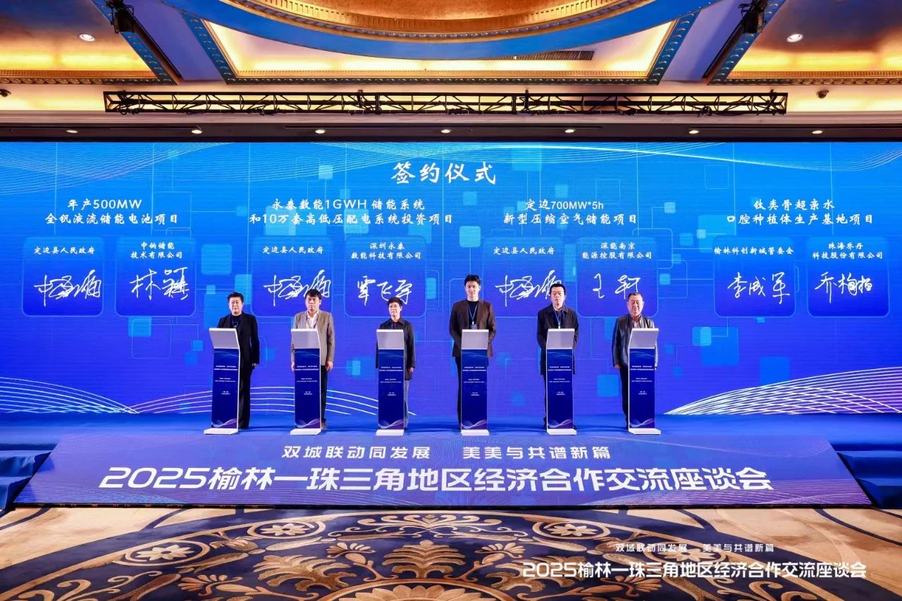 9.7億元！中鈉儲能一電池制造項目簽約陜西榆林