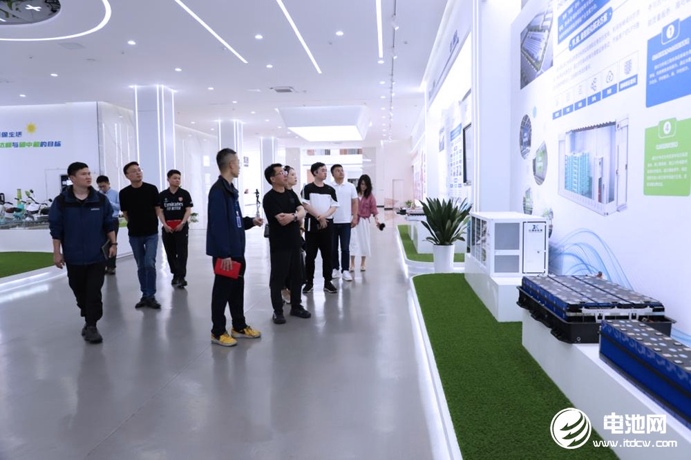 中國電池新能源產業鏈調研采訪團（安徽站）一行到訪巡鷹集團