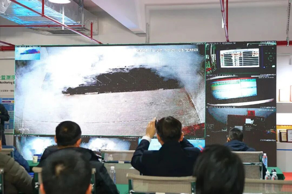 國內首次船用動力鋰電池熱失控預警及火災抑制實體效用試驗取得成功