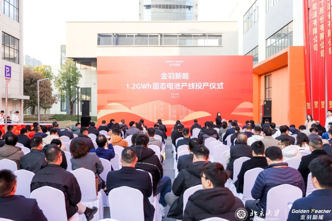 1.2GWh！金羽新能浙江杭州固態電池產線正式投產